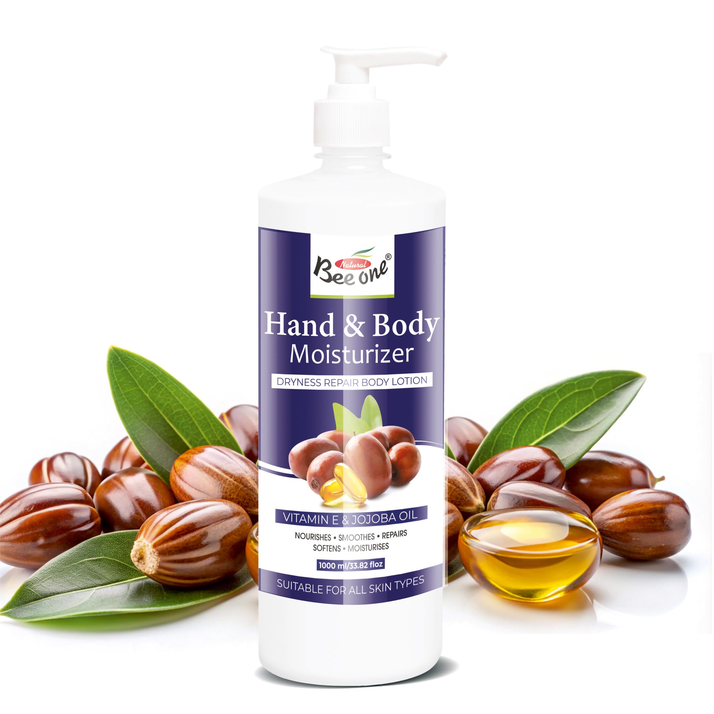 Buy BEEONE HAND & BODY MOISTURIZER 1000 ML Online at Low Prices in