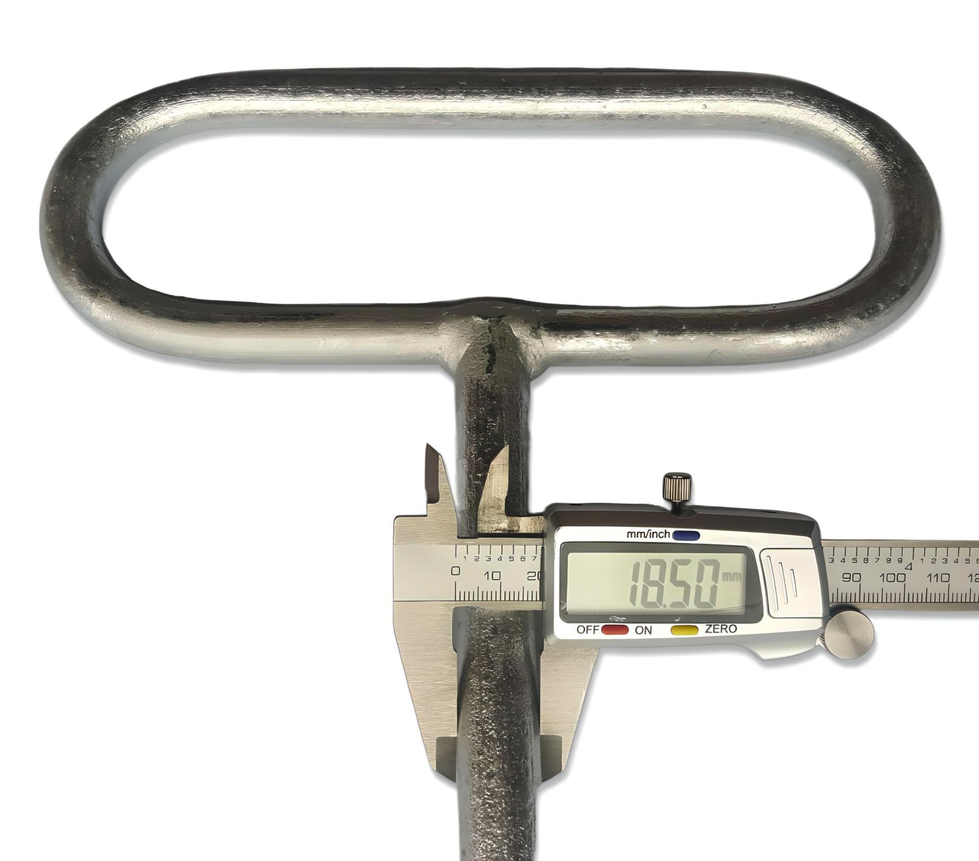 Massiver Schachtdeckelhaken 70, 80, 90 cm, Kanaldeckelheber Schachthaken geschmiedet, verzinkt, robust (70cm)