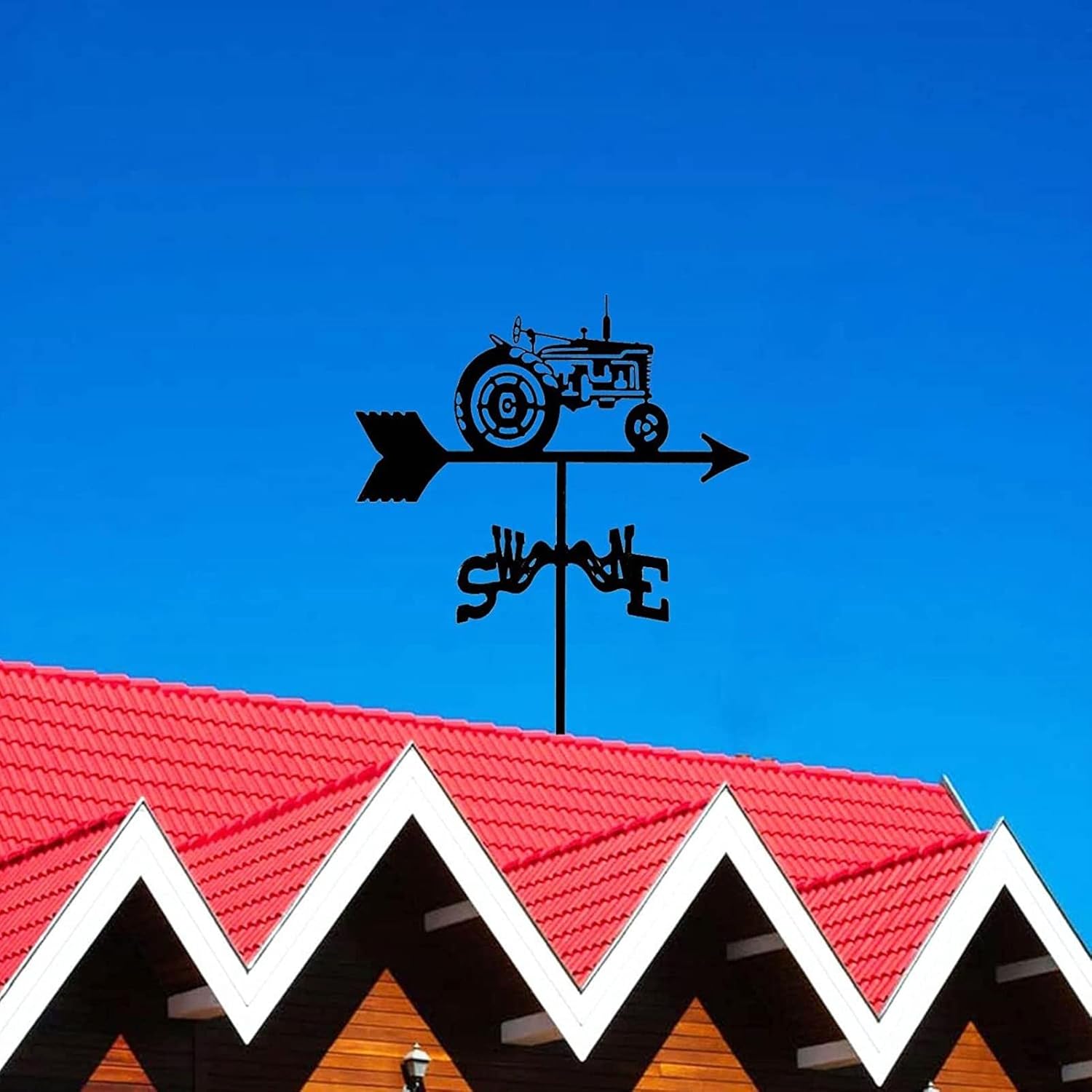 Weathervane Tractor Form Mounting Bracket, Wind Vane