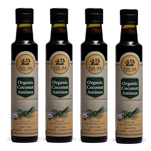 Miniatura 13 de P L-RA Salsa orgánica de amenos de coco Teriyaki – Alternativa a la salsa de soja – Vegana, Paleo y Keto – Sin soja – Bajo glucémico, bajo en sodio