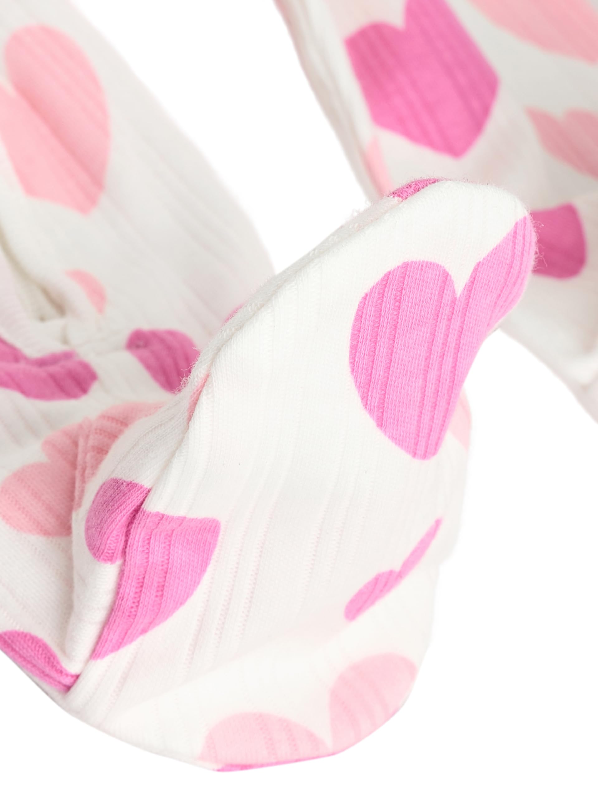 NEXT Bebés niña Pack de 3 Peleles Rosas con Estampado de Corazones 100% algodón para bebé (0 Meses - 2 años)