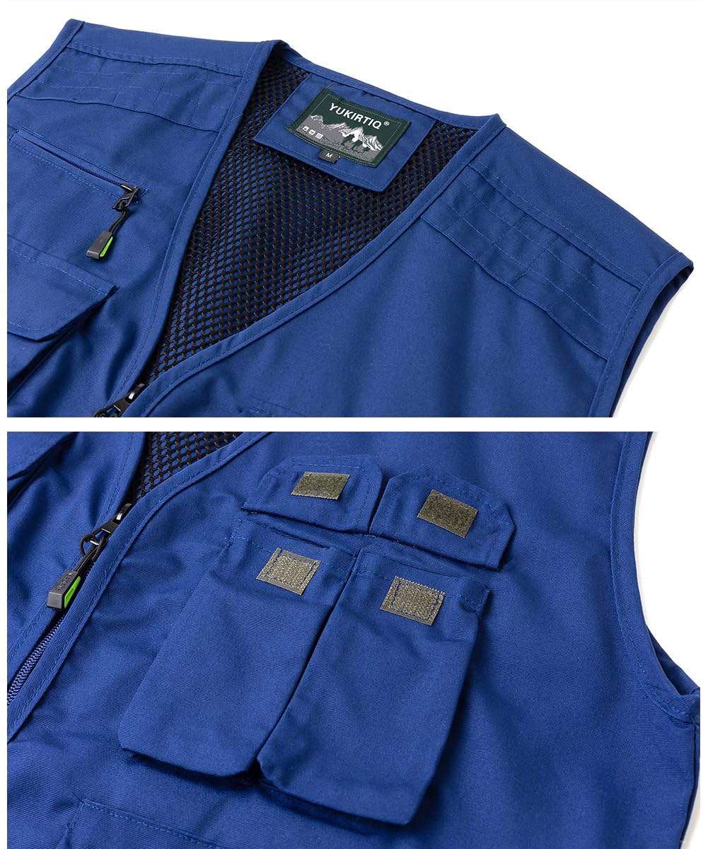 Gilet da pesca da uomo, multi tasca, gilet da lavoro, safari, senza maniche, gilet estivo