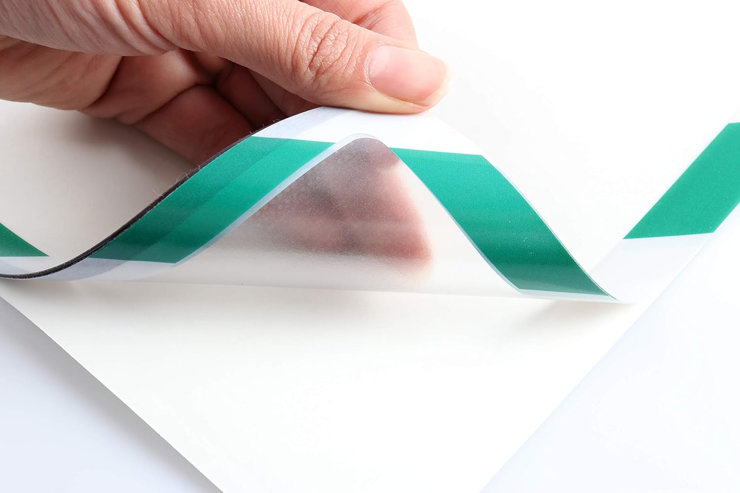 Tarifold A4 Magnetic Safety Frame - Green/White (Pack of 2)