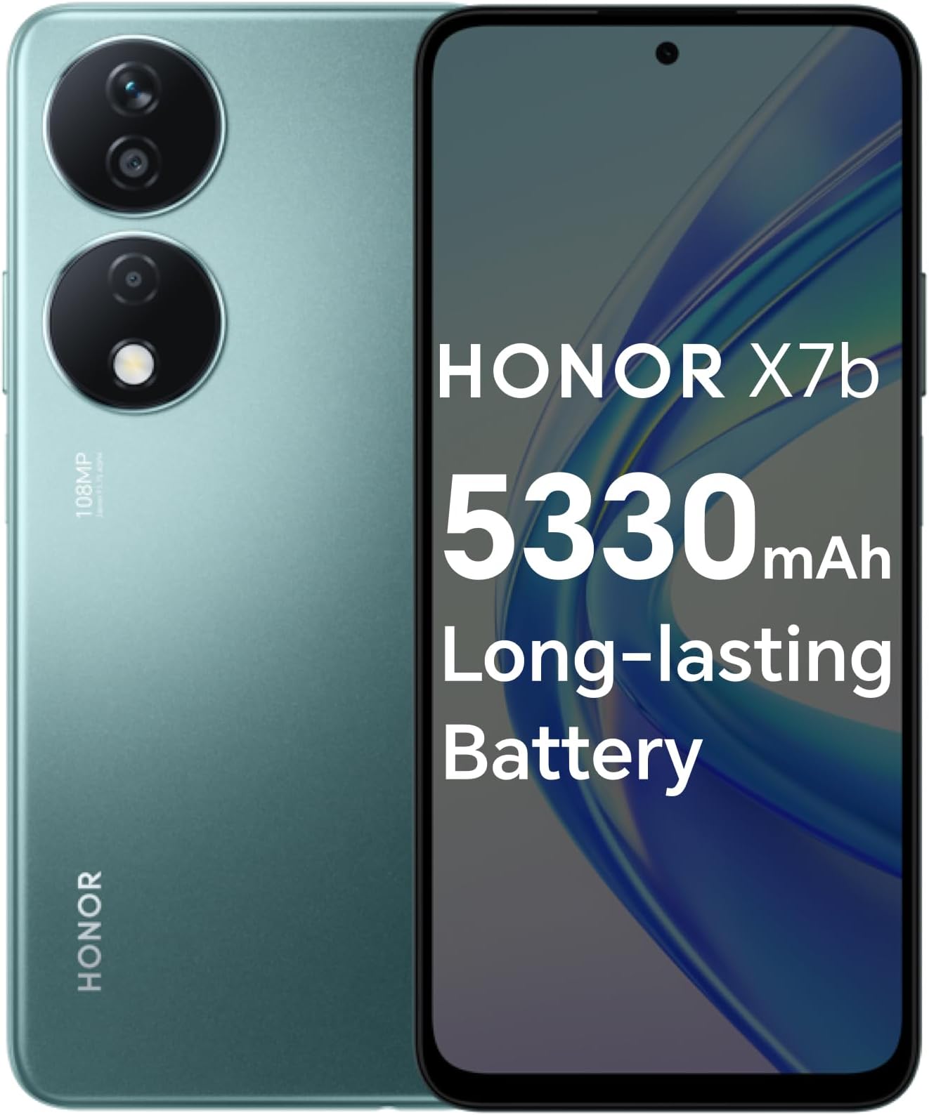 HONOR X7b Dual SIM 128GB ROM + 6GB RAM (GSM ONLY | NO CDMA) Factory Unlocked 4G/LTE Smartphone (Emerald Green) - International Version