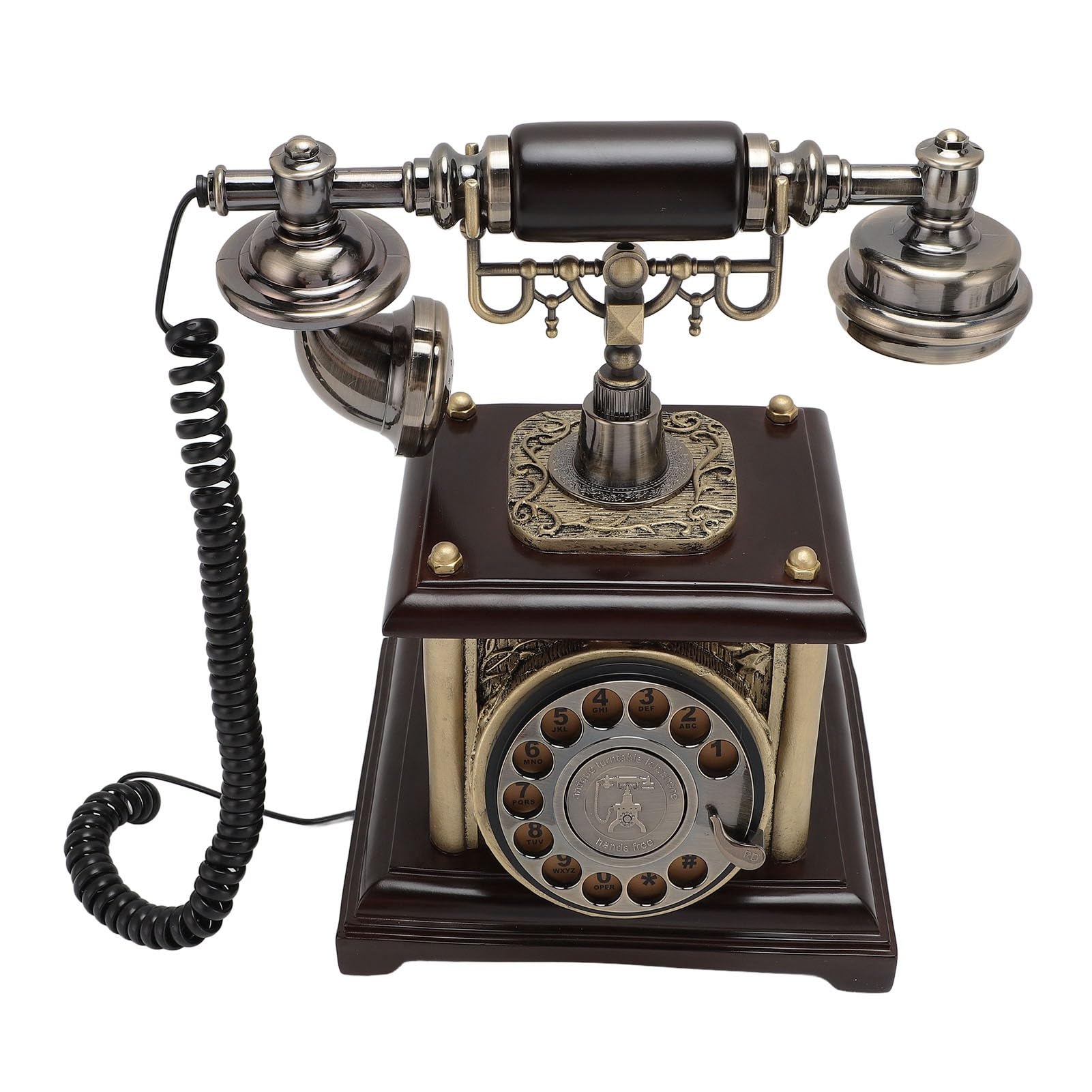 Denash Antike Elegante Dekorative Retro -Festnetzheline für Home Hotel Flur Vintage Telefon für DTMF -System
