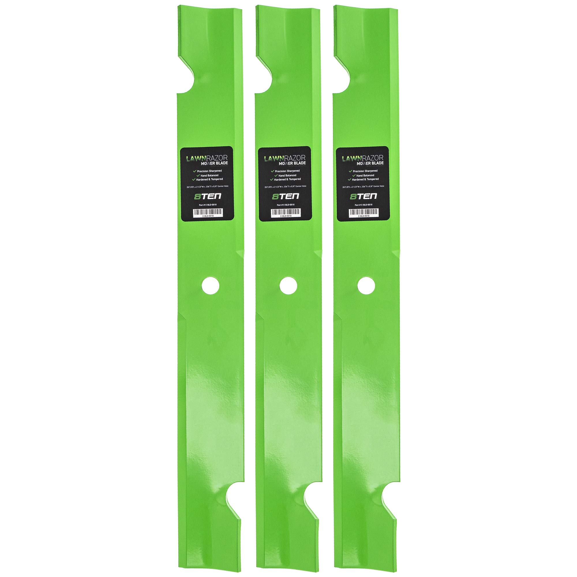 Amazon.com : 8TEN LawnRAZOR Mower Blade Set for Husqvarna LZ6123