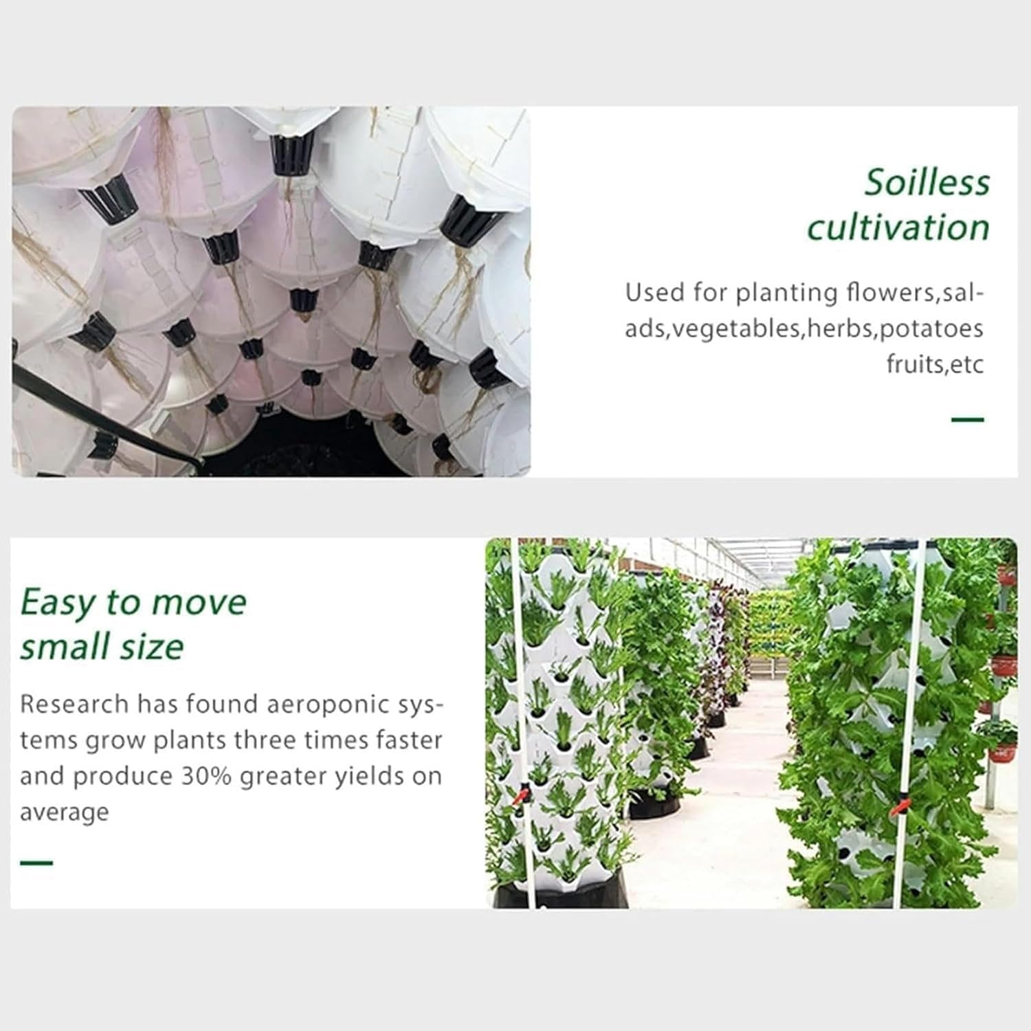 Hydroponics Growing System,ABS Material + Timer, Intelligent Vegetable Growing Machine - Hydroponic Growing System for Fruits and Vegetables~/