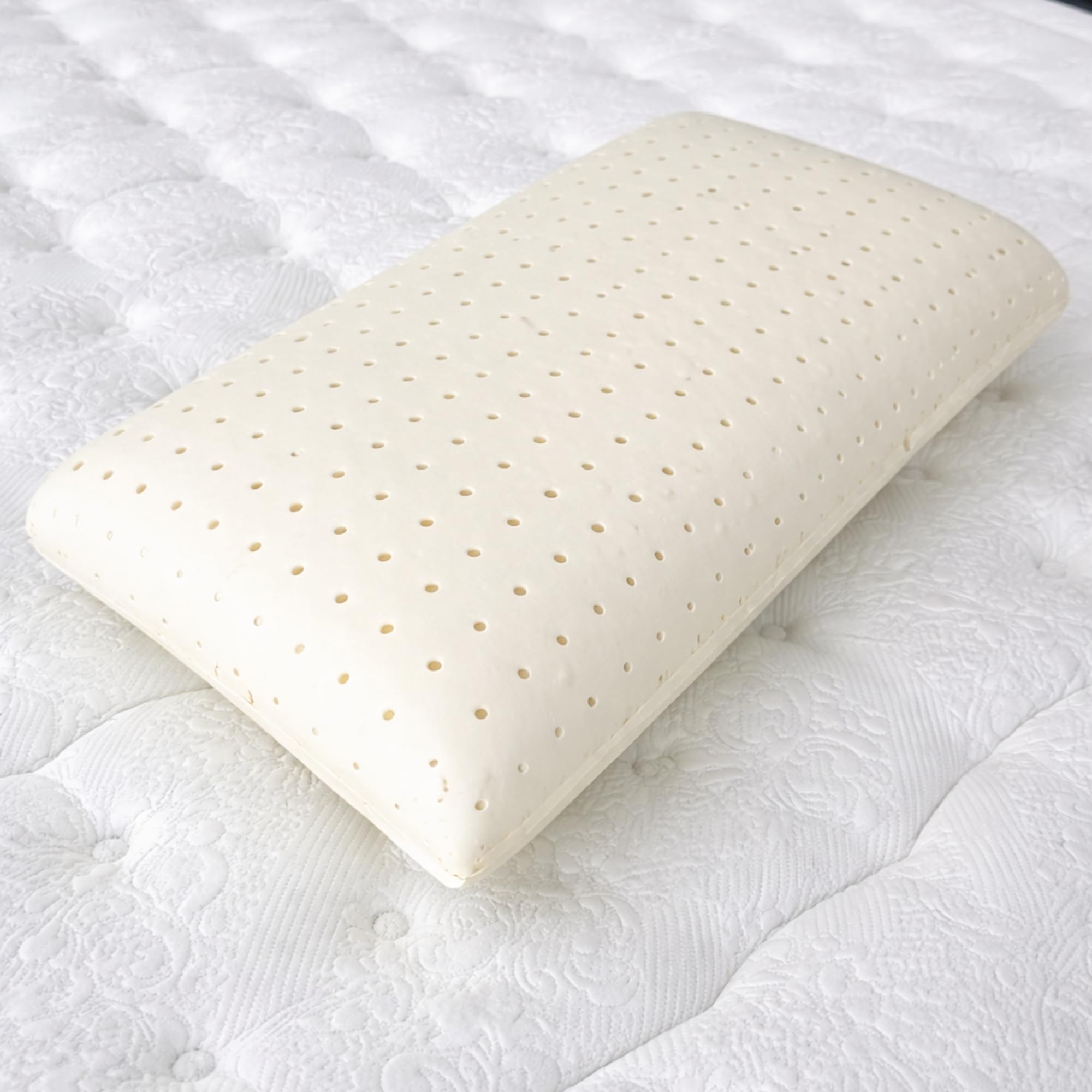 Materassi Russo Coppia Cuscini Memory Foam 40x70 cm, Altezza 11 cm, Guanciali Letto Modello Saponetta Medio Morbidi con Fodera Aloe Vera Sfoderabile, Made in Italy