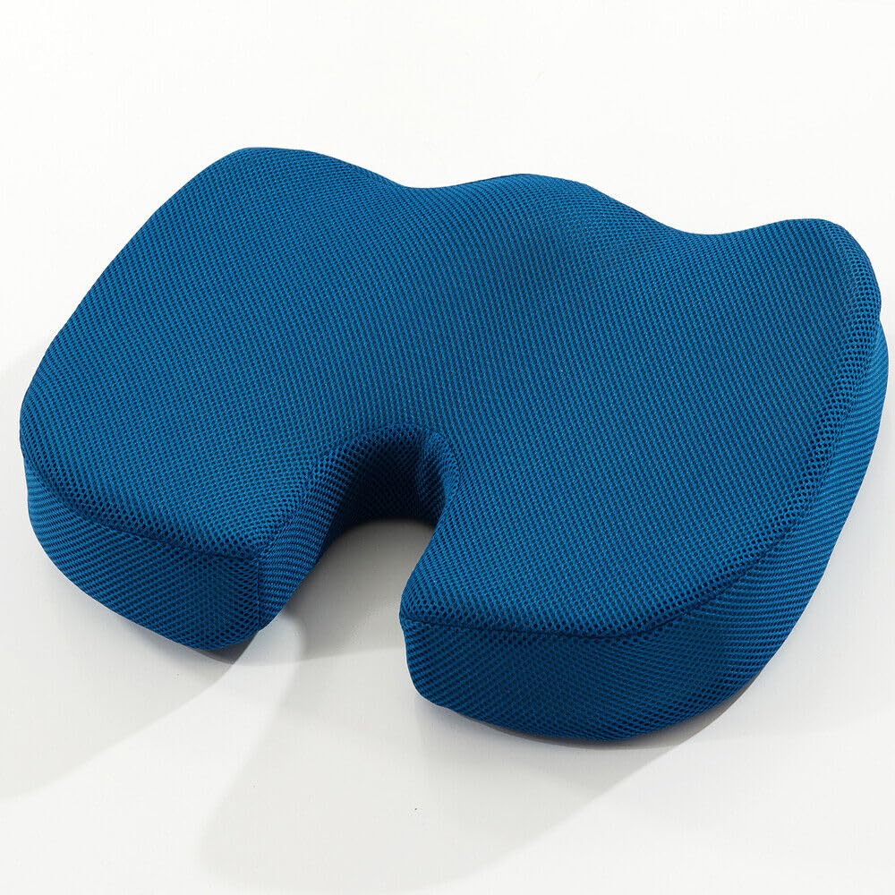 Coussin de siège anti-hémorroïdes en maille pour un confort optimal en voiture et au bureau