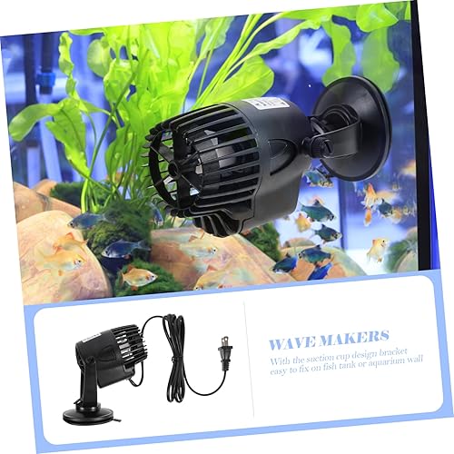 Miniatura 6 de Wave Maker - Bomba para pecera, acuario, circulación de agua con rotación multiángulo, fuerte flujo de hélice y base de ventosa para tanques de agua