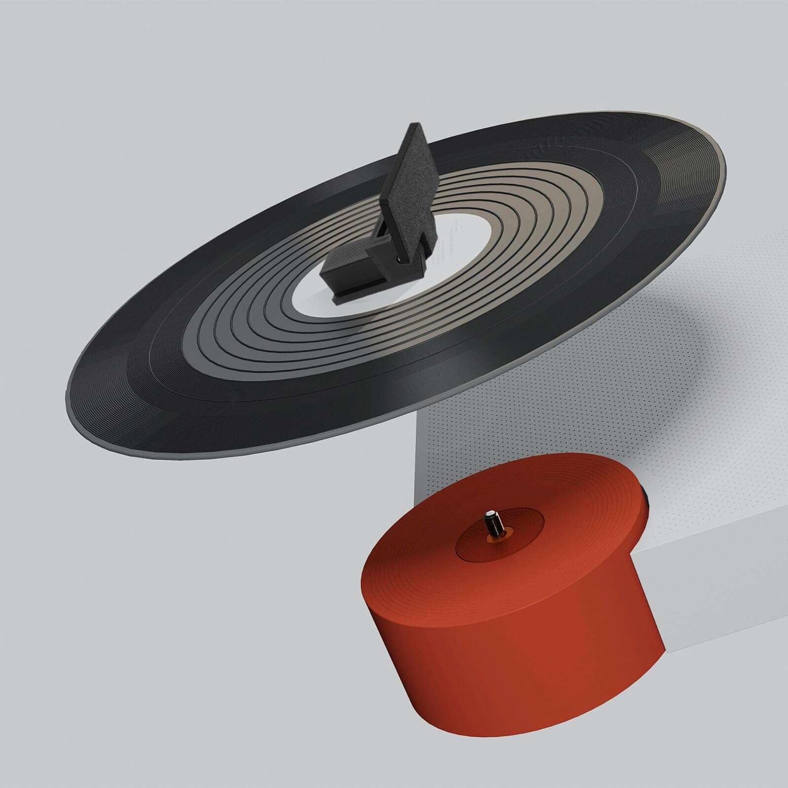 Charnière de Couvercle Transparente en Plastique pour Platine Vinyle, Remplacement Compatible Tourne-disque Anti-poussière, Accessoire de Réparation pour Lecteur Vinyle,