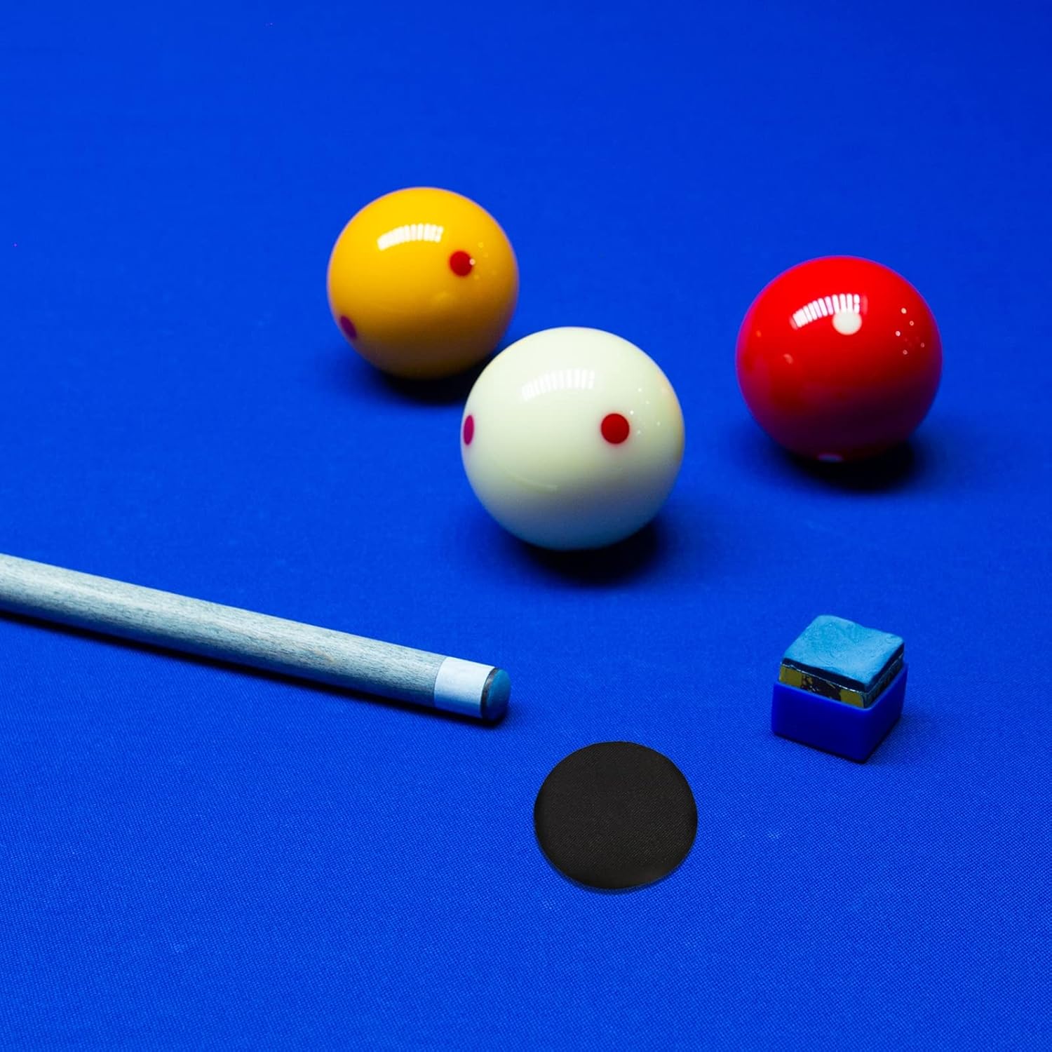 PATIKIL Pool Table Marker Dots, 1 Sheet/100Pcs Billiard Snooker Point Stickers Ball Position Locator for Billiards Practice, Black