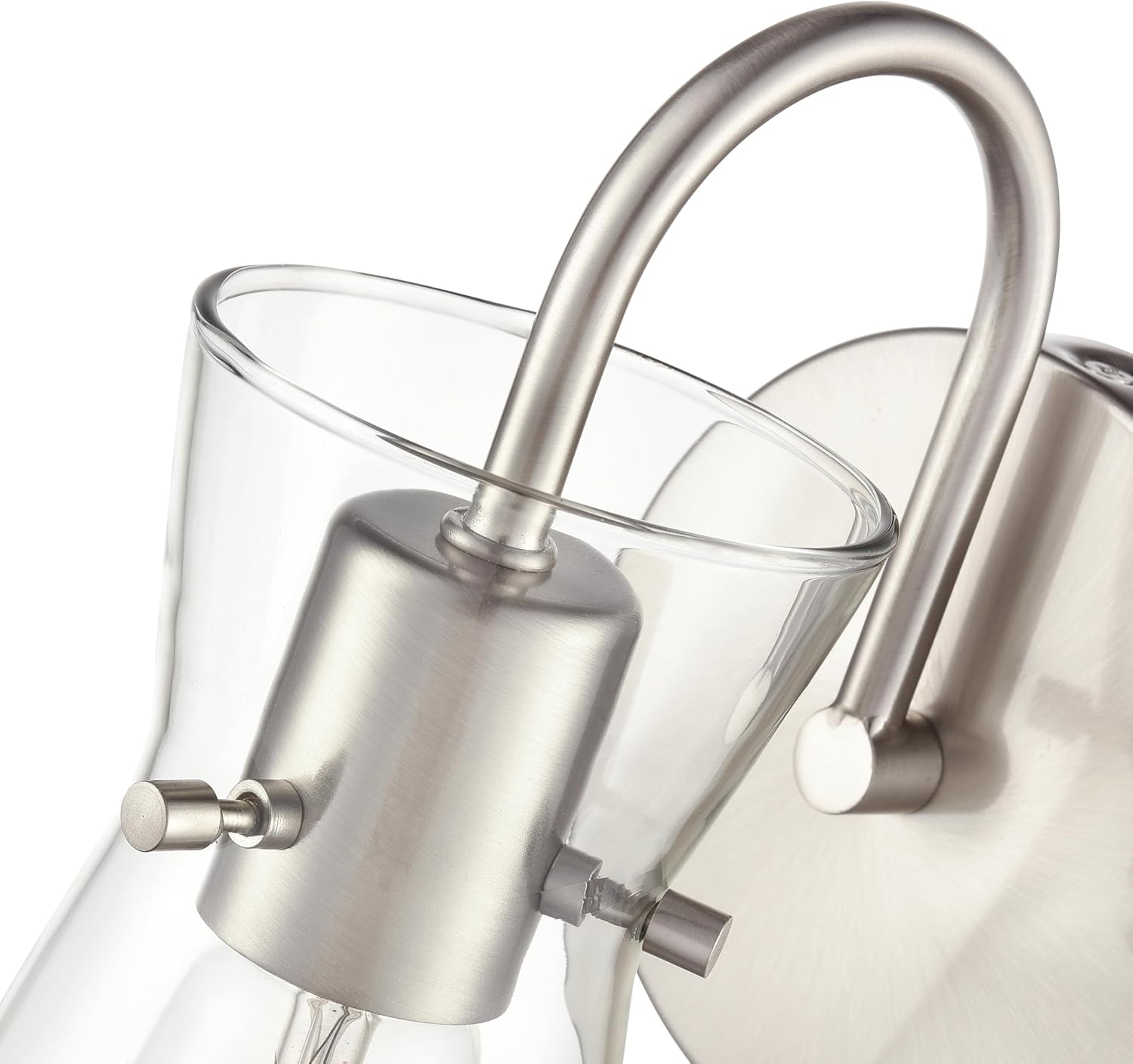 ML Lighting 21001-BN Camellia 4.75" Wide 1-Light Vanity - Brushed Nickel