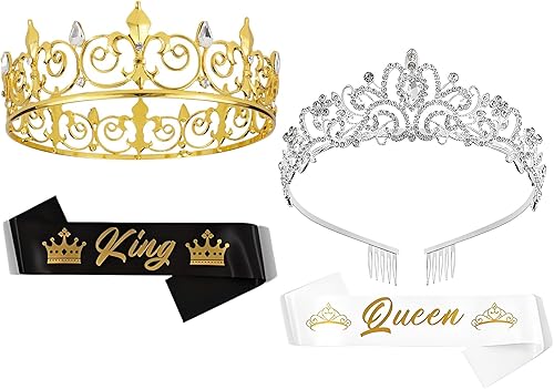 Miniatura 35 de Corona de princesa para mujer, tiaras de reina de cristal para niñas, accesorios para el cabello de novia, regalos para cumpleaños, boda