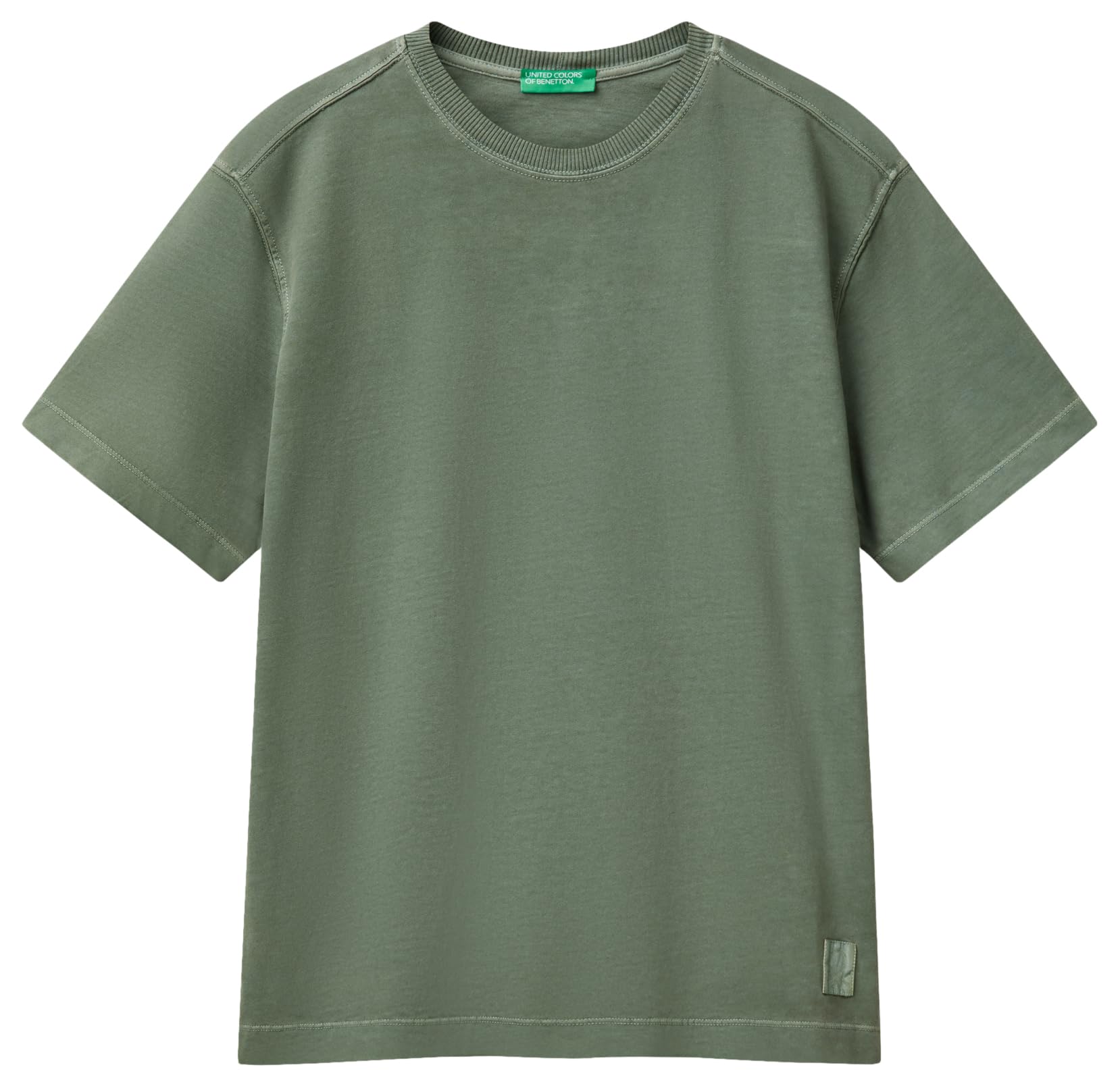 T-shirt Vert Relaxé pour Homme - United Colors of Benetton