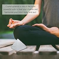 Vista 192 de Amazing Gemstone Amethyst Pyramid Crystal Healing Stones - 2" Great Pyramid Figurine of Natural Stone Pyramid for Meditation, Reiki, Chakra