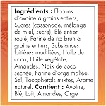 Quaker Céréales Granola Harvest Crunch légères et croustillantes au miel et aux noix, 400 g