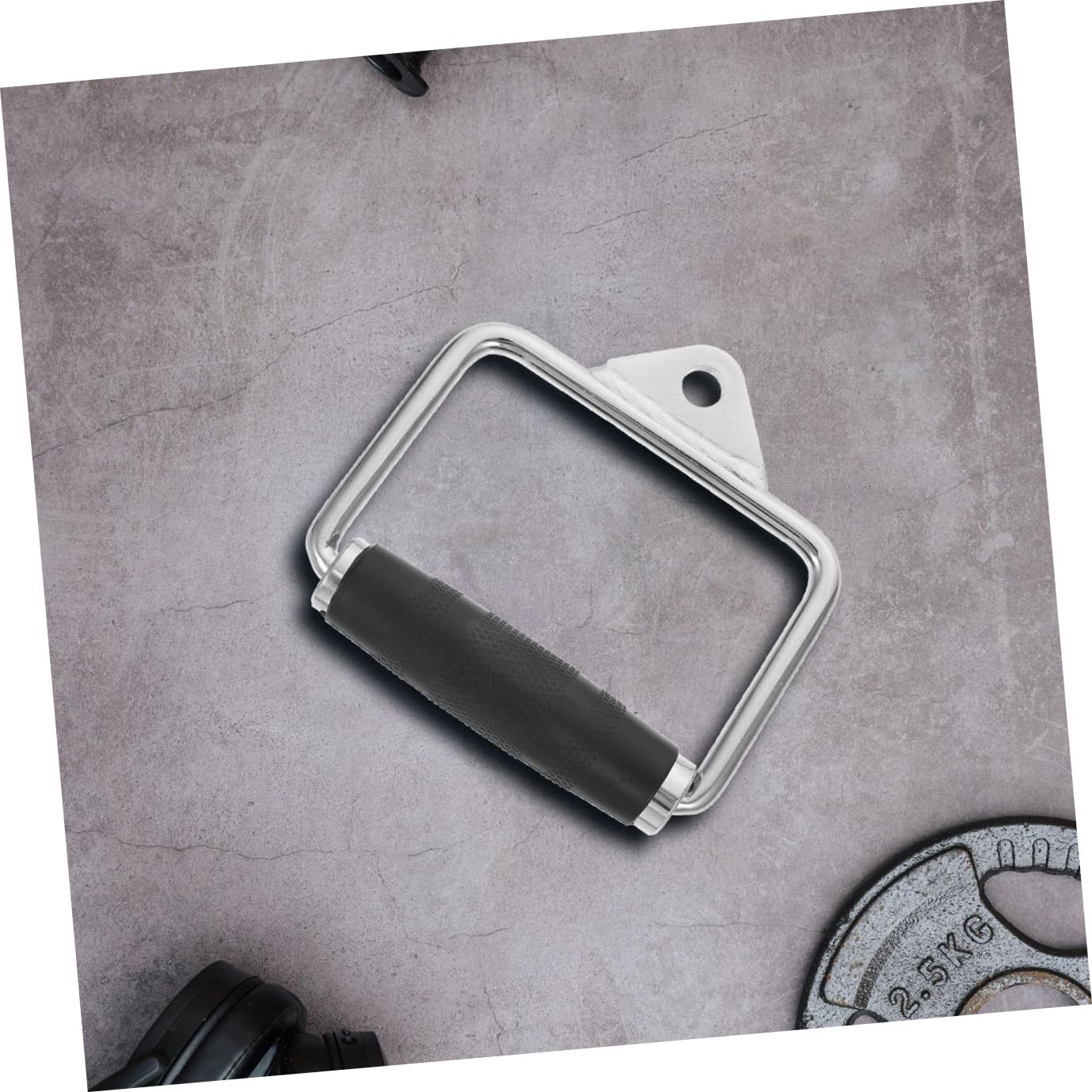 Sosoport 1pezzi Maniglia per Tirare Verso Bass Acciaio e Plastica Impugnatura Antiscivolo ed Ergonomica per Allenamento Muscolare Leggera e Portatile per Esercizi in Sospensione e Fitness