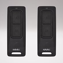 XT2 433/868 FDS – 2-Channel Gate Remote Control – New Generation – Dual Frequency 433 + 868 MHz – Backward Compatible with SLH + 1 x DOMOBIP Keyring (Black – Pack of 2)