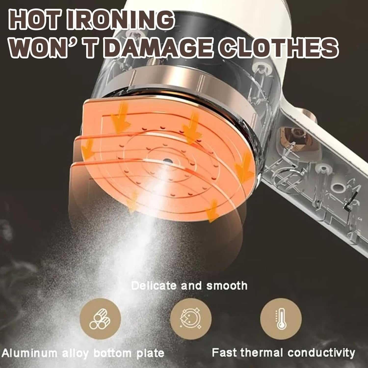 Travel Mini Steam Iron, 2024 New Upgraded Portable Handheld Garment Steamer for Clothes, Portable Travel Size Fast Preheating Dry Ironing Machine