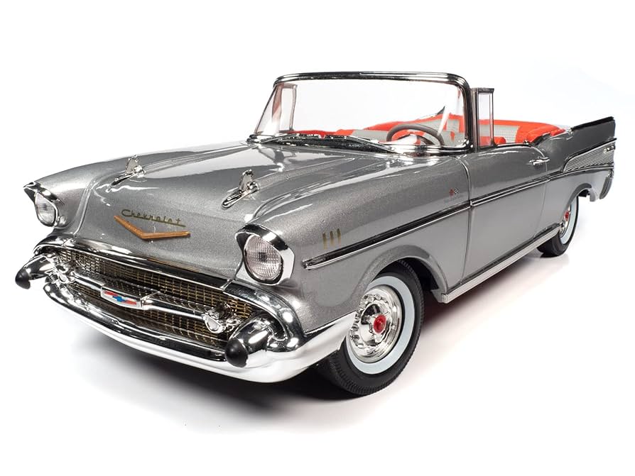 Amazon.com: Auto World - 1957 Chevrolet Bel Air Convertible