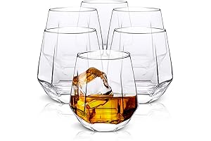 Hexagonal Crystal Glassware Set of 6 Stemless Glasses: Unboxing Rachel Zoe's Crystal Elegance