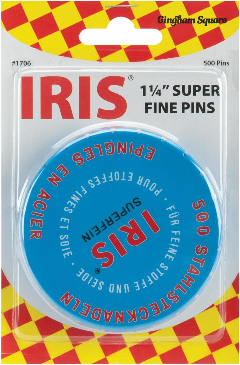 Euro-Notions Iris Swiss Pins, 500-Pack