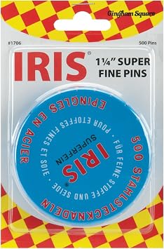 Euro-Notions Iris Swiss Pins, 500-Pack