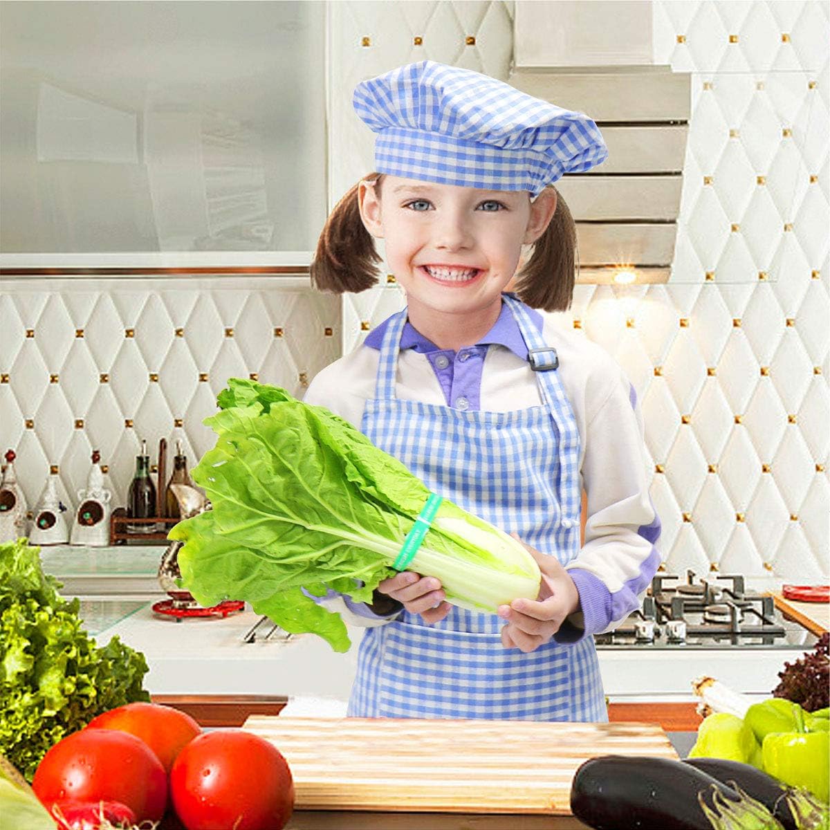 Jennice House Kids Apron and Chef Hat Set - Image 4