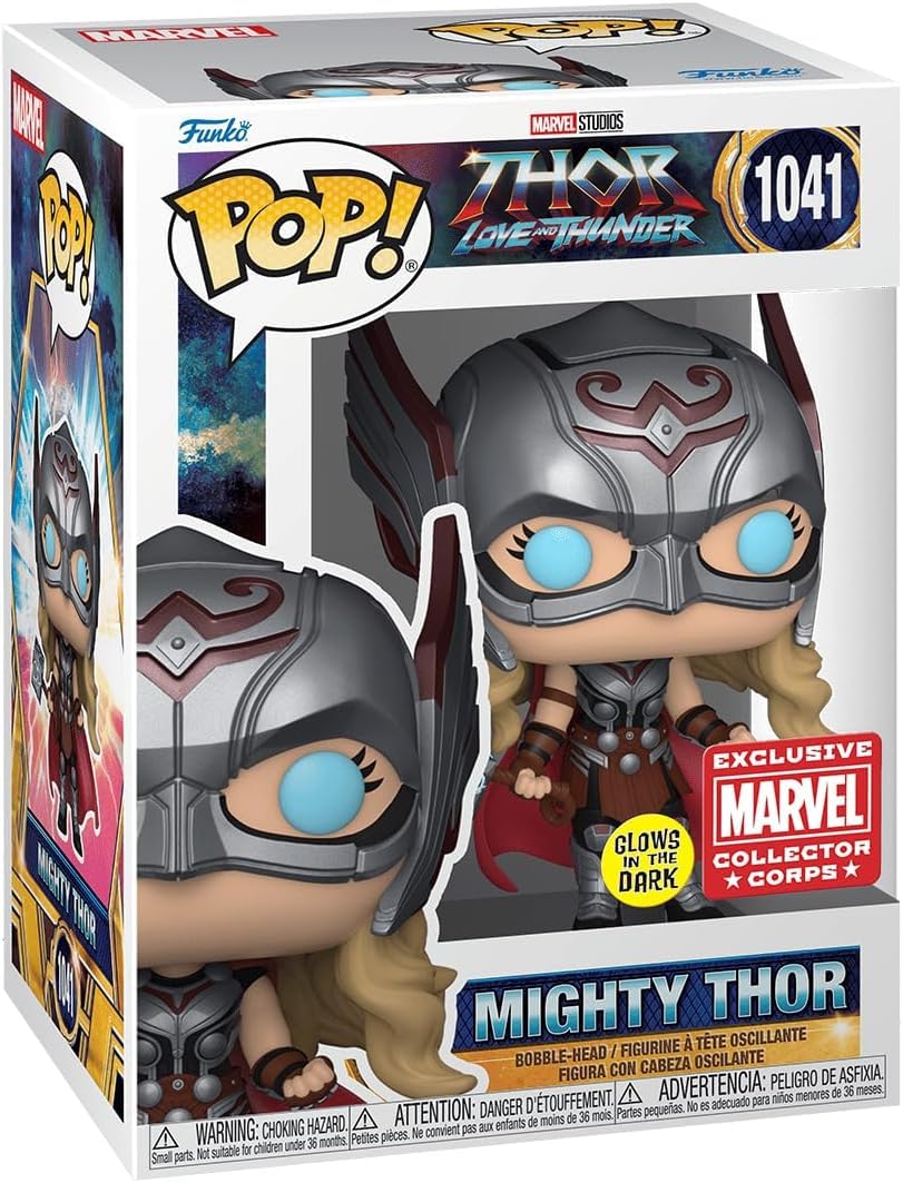 ファンコ ポップ MARVEL THOR 1041 & 1071 Amazon.com: Funko Pop! #1041 Thor Love and Thunder Mighty Thor