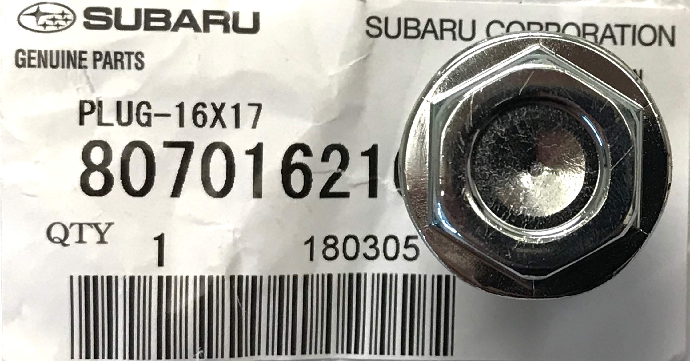 Amazon.com: Subaru Engine Oil Drain Plug Forester Impreza Legacy