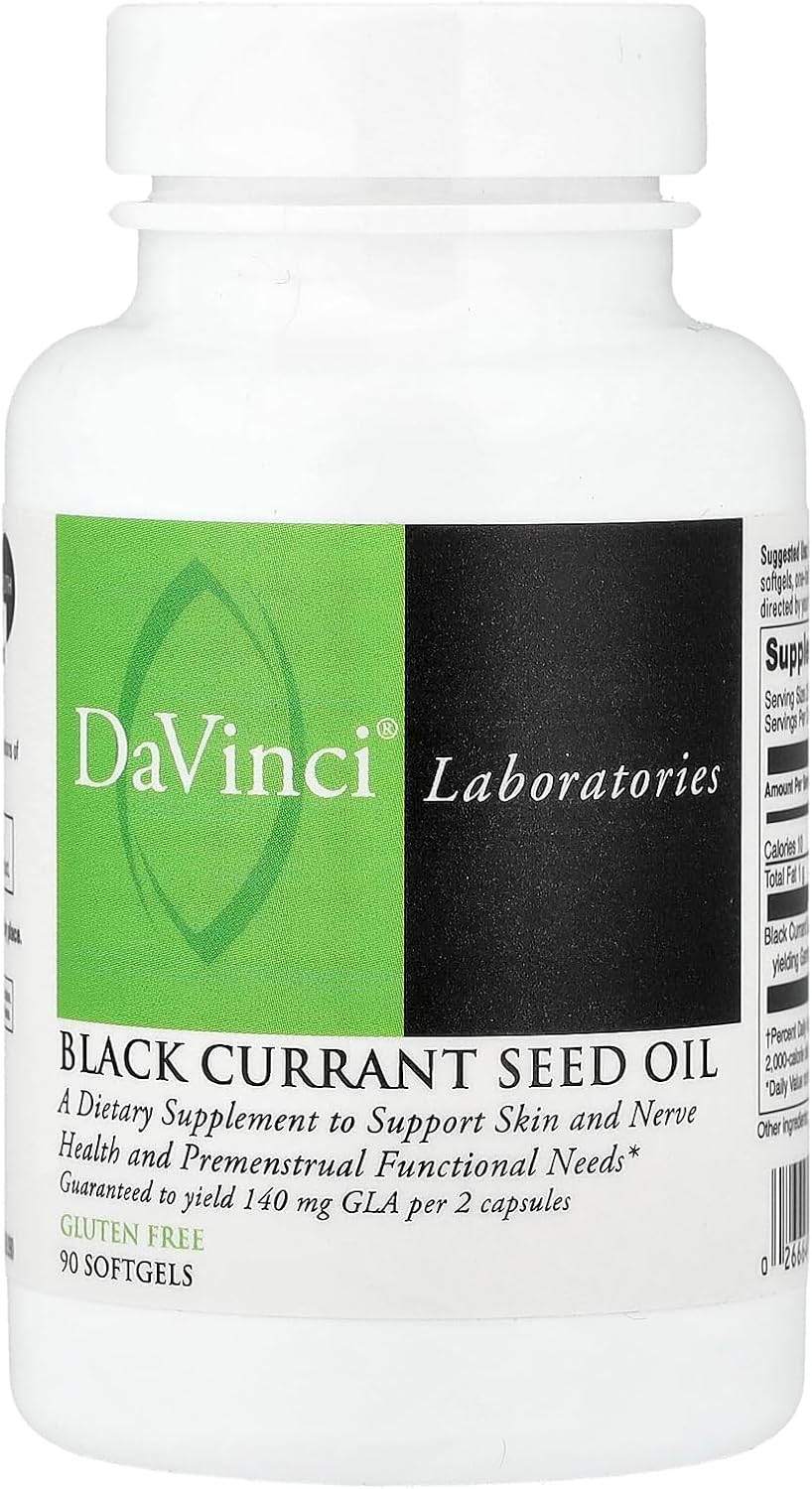 Davinci Labs Black Currant Seed Oil 90 Gels 0200369.090