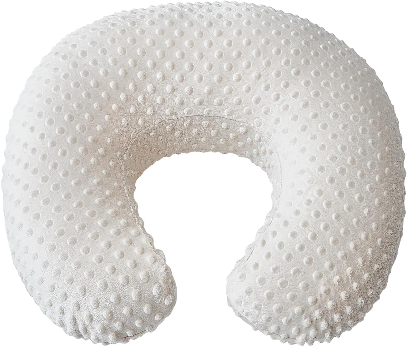 Nursing Pillow, Breastfeeding Pillows with Removable Cover for Mom with Breathable Filling, Ergonomic Baby Feeding Essentials for Bottle and Breastfeeding​ (Beige) - Image 4