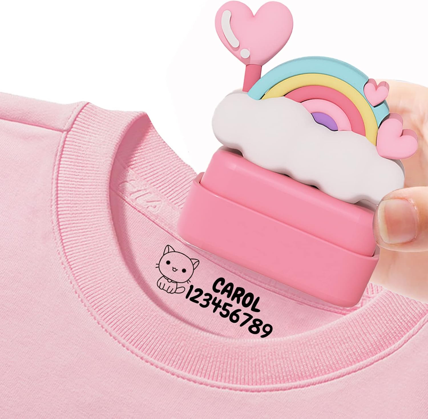 Name Stamp for Clothing KidsKindergarten StampCustom Name StampCartoon Stamps for