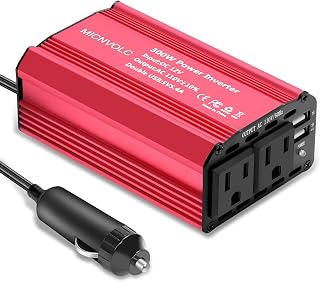 MICNVOLC Power Inverter DC 12V to 110V AC 300W Car Inverter Charger with 5.4A Du - Compare price