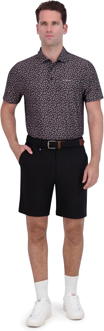 Ben Sherman Mens Performance Golf Shirts Stretch, Extra Soft Fabric, Moisture-Wicking, Odor Resistant