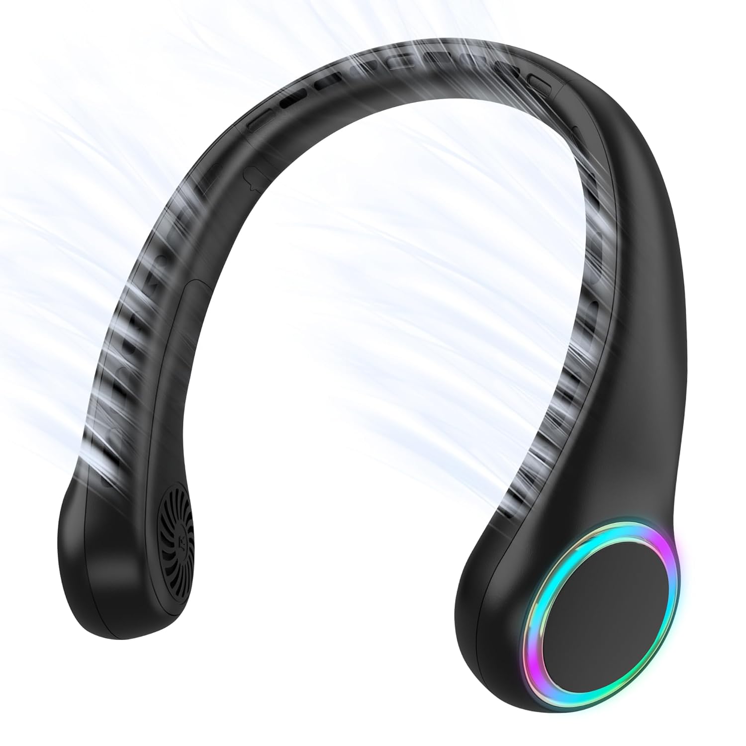 Neck fan Portable Fan with 5-17H Lifespan 4000mAh Neck fan air conditioner with 3 Adjustable Speeds and 64