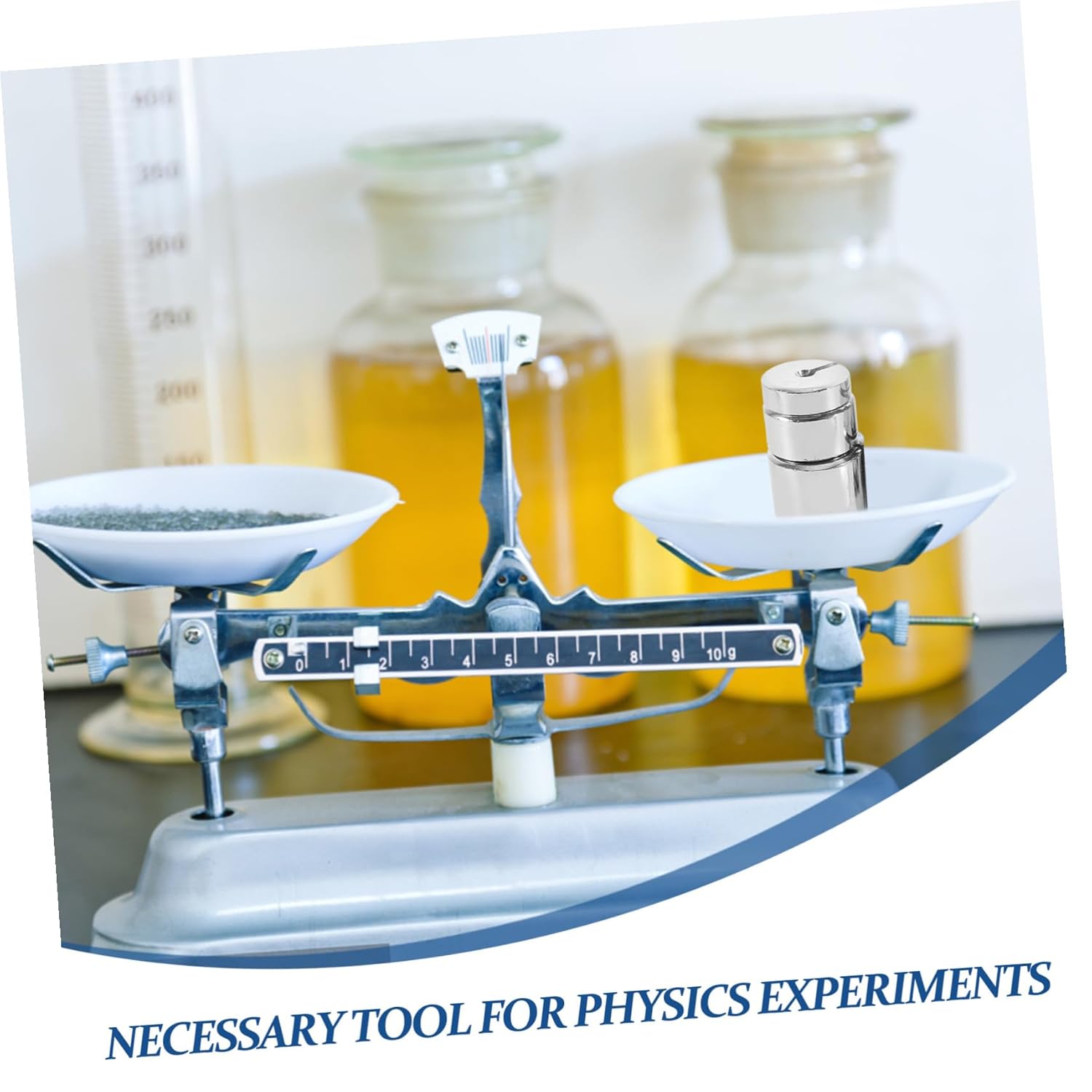 Metal Slotted Weights with Hanger and Storage Box Robust Metal Plates for Physics Experiments Teaching Aid for Force and Balance Demonstrations Smooth Edges for Safe Handling