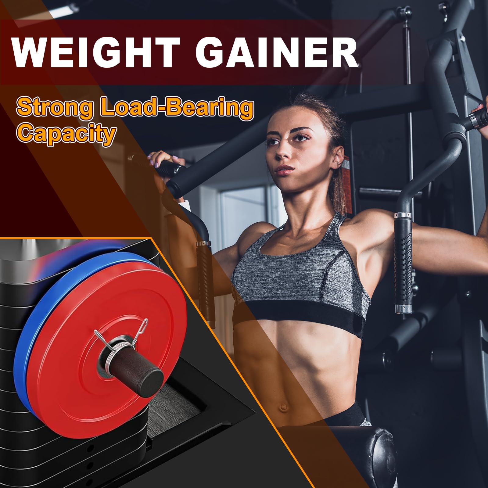 Weight Stack Pin - Przypinka do sztangi - Gym Pin - Nadaje się do wszystkich urządzeń fitness, odpowiednia dla wszystkich poziomów sprawności, może być używana przez długi czas