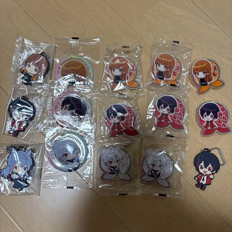 カラフルピーチ アクリルクリップ ラバーマスコット えと ゆあんくん どぬく Amazon.co.jp: カラフルピーチ アクリルクリップ ラバー