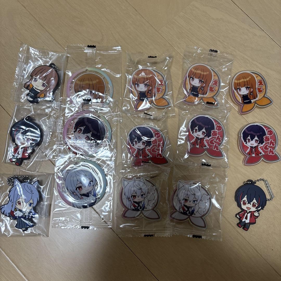 カラフルピーチ アクリルクリップ ラバーマスコット えと ゆあんくん どぬく Amazon.co.jp: カラフルピーチ アクリルクリップ ラバー