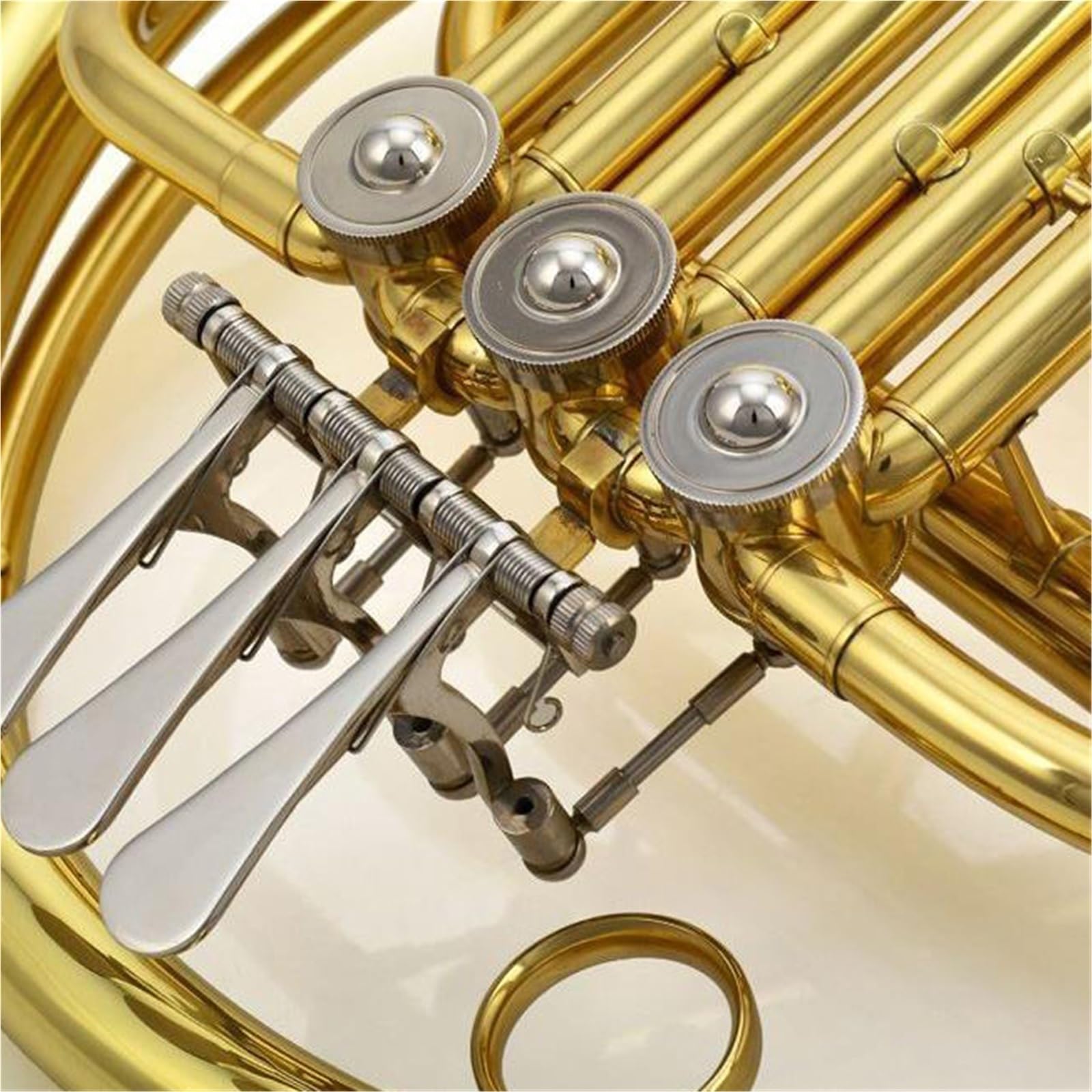 Trompa Profesional Francesa Amante De La Música Profesional Trompa Francesa Si Bemol Instrumento De Viento Metal De Una Sola De Tres Teclas