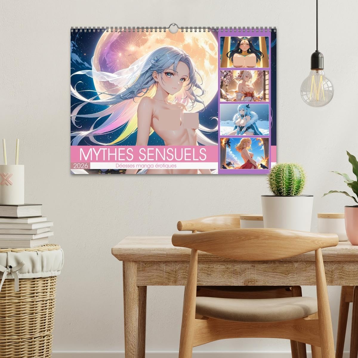 Mythes Sensuels - Déesses manga érotiques (Calendrier mural 2026 DIN A3 horizontal), CALVENDO calendrier mensuel: Douze déesses manga érotiques se ... beauté et d'imaginaire. (CALVENDO Érotisme)
