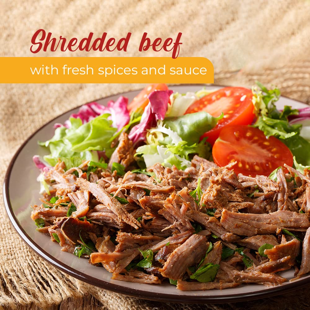 DELE FOODS – Carne de res rallada con salsa, auténtica receta ...