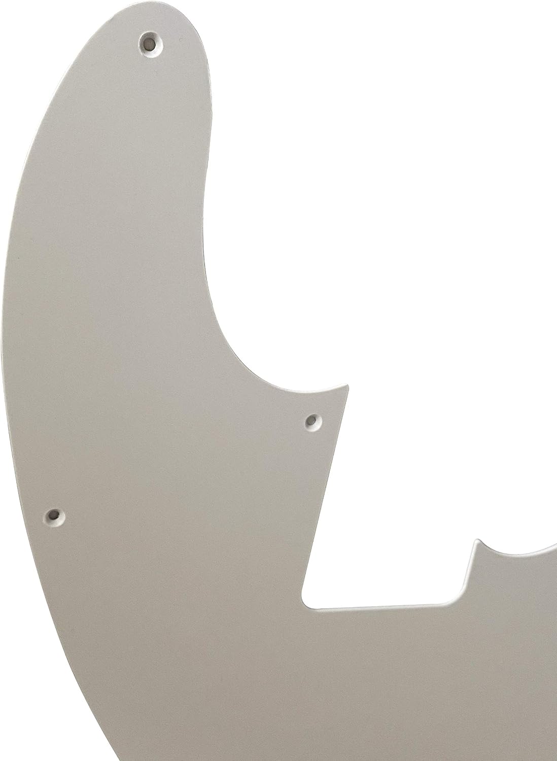 Guitar Parts For Fender Telecaster Precision Bass Style Guitar Pickguard (1 Ply White)