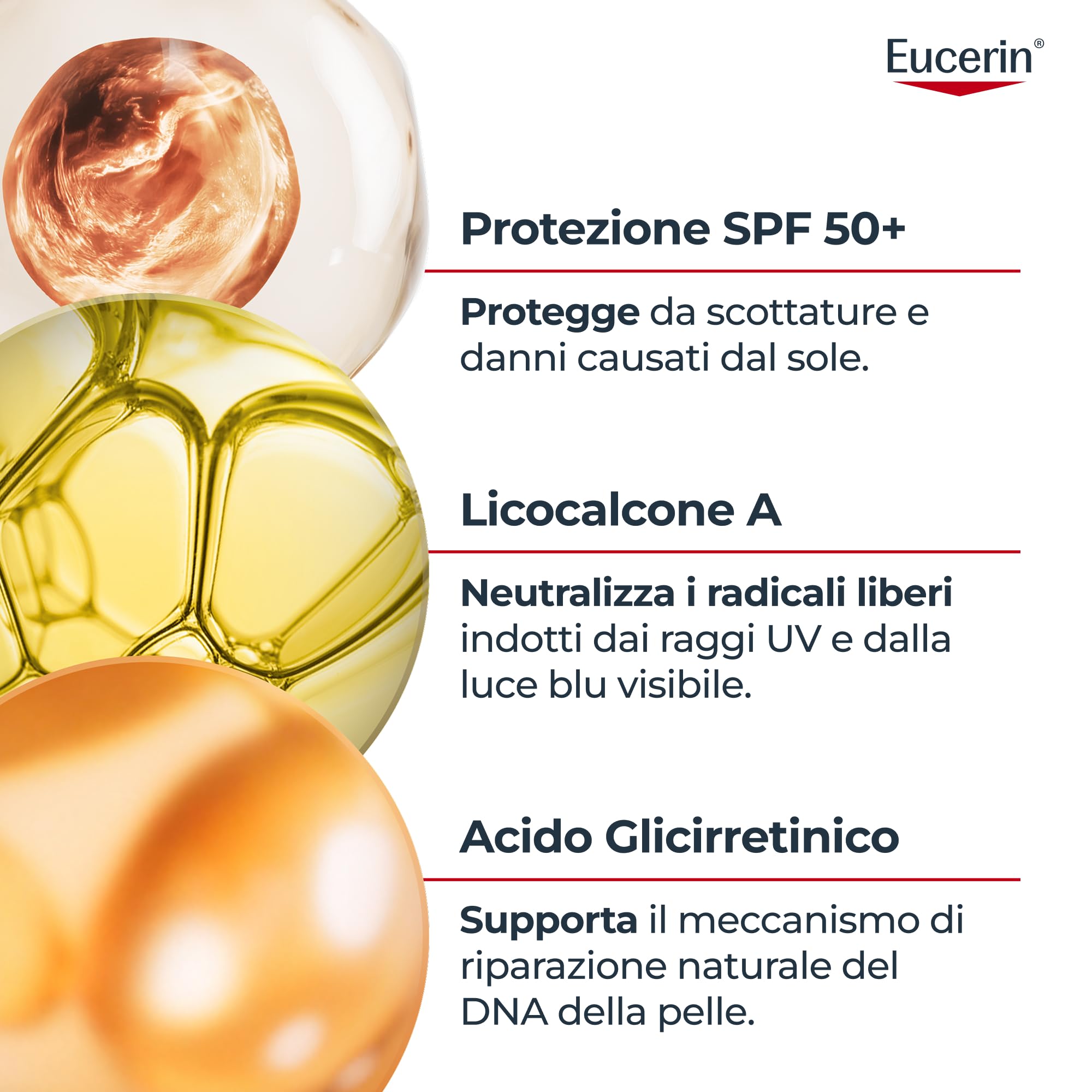 Eucerin Oil Control Body Sun Transparent Dry Touch SPF 50 200 ml, Crema solare 50 spray con filtri UVA/UVB, Protezione solare 50 spray trasparente per pelle sensibile e acneica