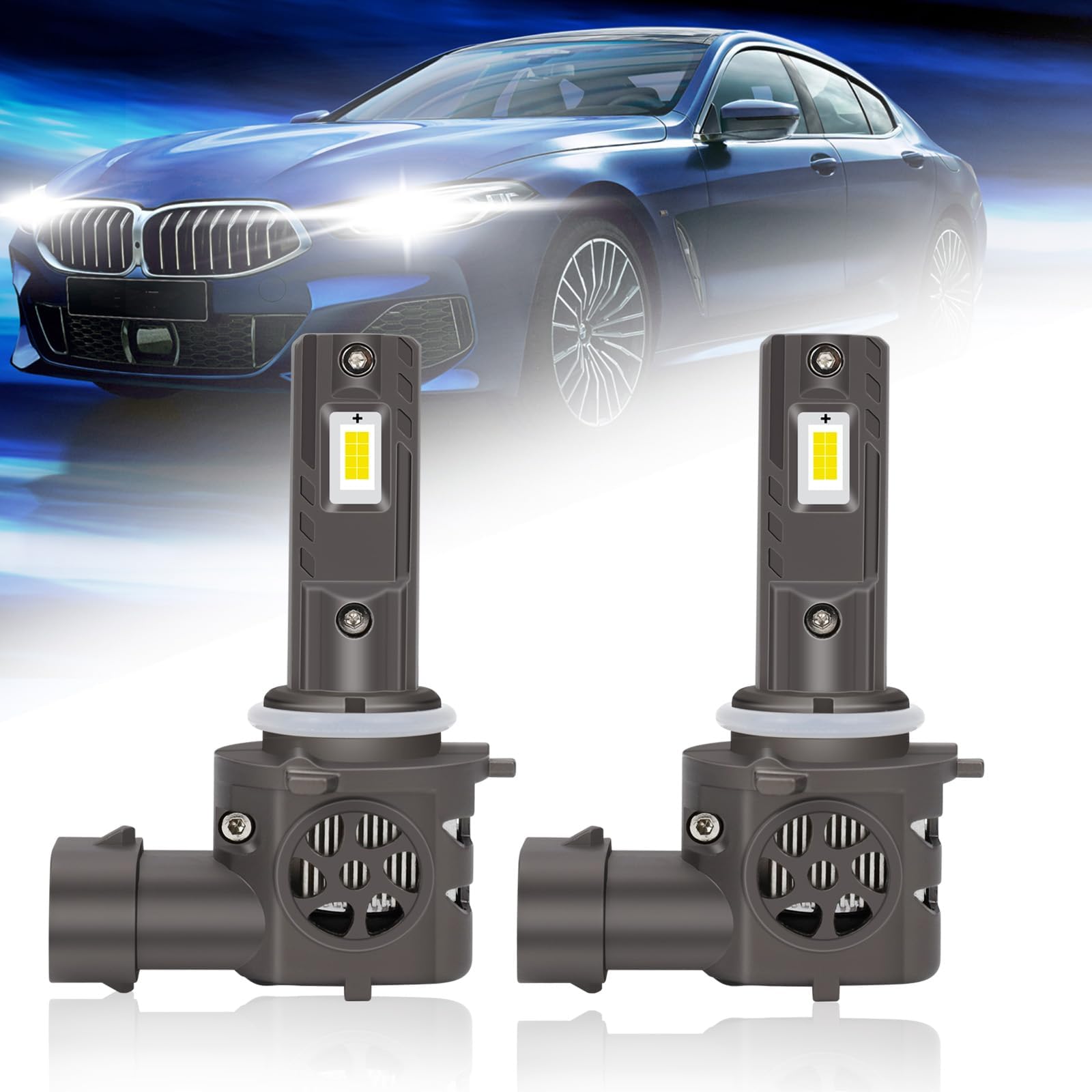 110W H4 COB LED 16000LM Phares Auto Voiture Kit De Conduite Ampoules