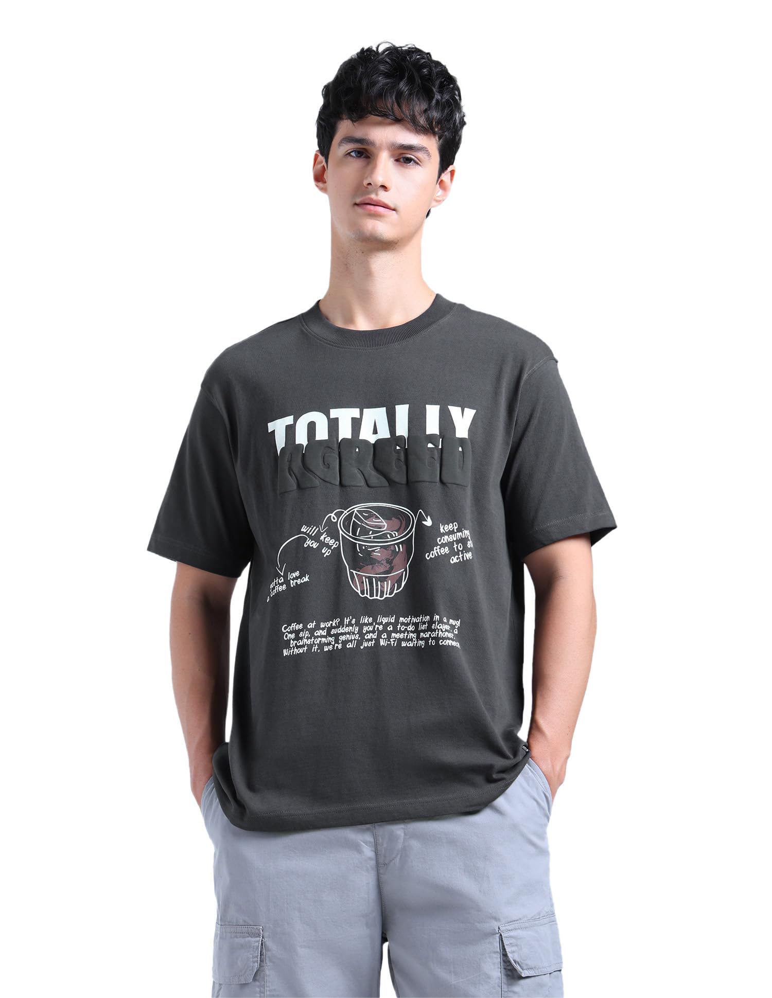 flying machine Men's Relaxed Fit T-Shirt | Printed | Tshirt for Man-picture-37