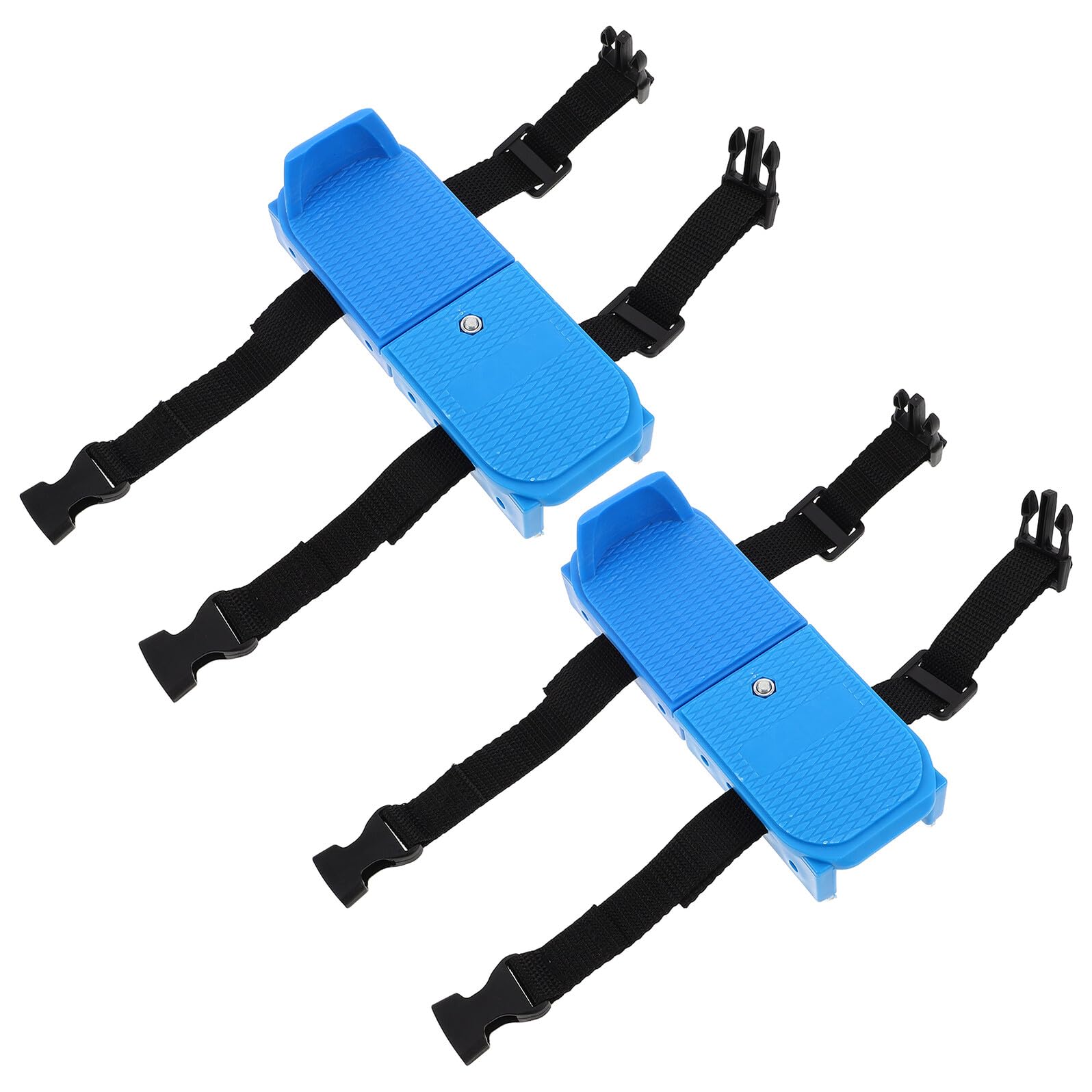 Mikikit Pattini da Ghiaccio per Bambini a Doppia Lama Blu Regolabili, Scarpe da Pattinaggio Sicure e Comode per Sport Invernali all’Aperto, Assistenza per Principianti e Allenamento