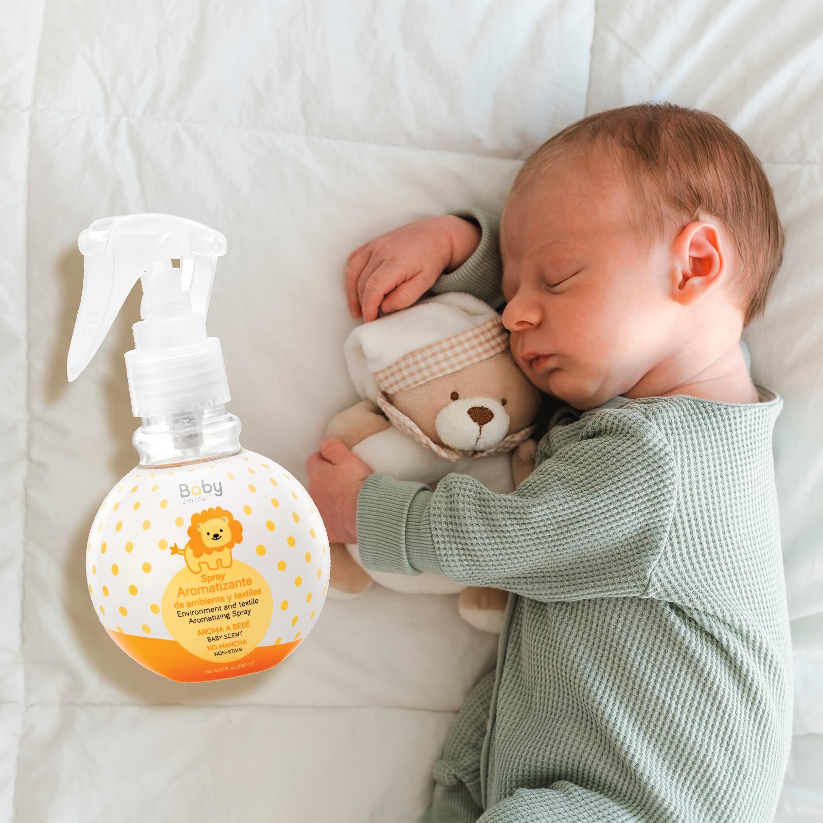 Zermat Enviroment and Textile Aromatizing Spray, Aromatizing for babies, Set the pleasant ambiance in your baby’s room. 5.07 Fl. Oz.